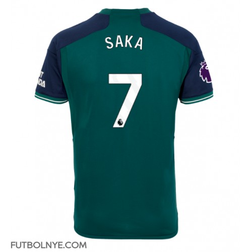 Camiseta Arsenal Bukayo Saka #7 Tercera Equipación 2023-24 manga corta
